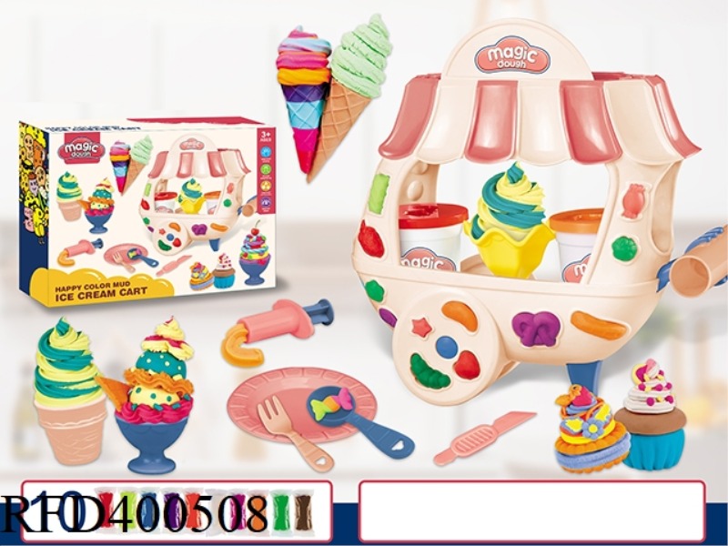 ICE CREAM CART COLOR MUD SET