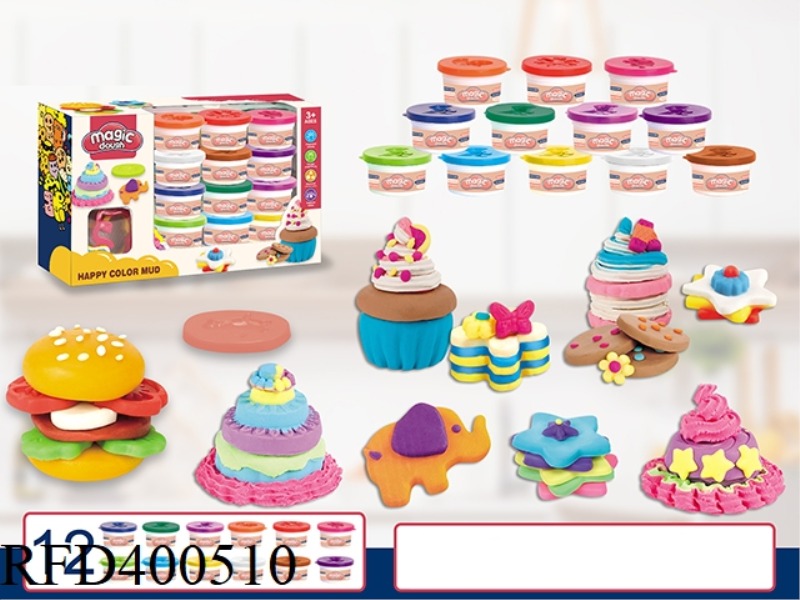 12 CANS 1 AMP COLOR MUD SET