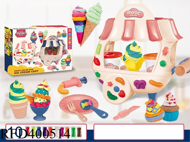 ICE CREAM CART COLOR MUD SET