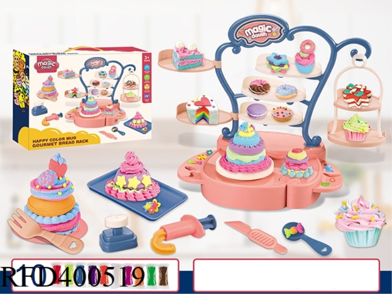 CAKE STAND COLOR MUD SET
