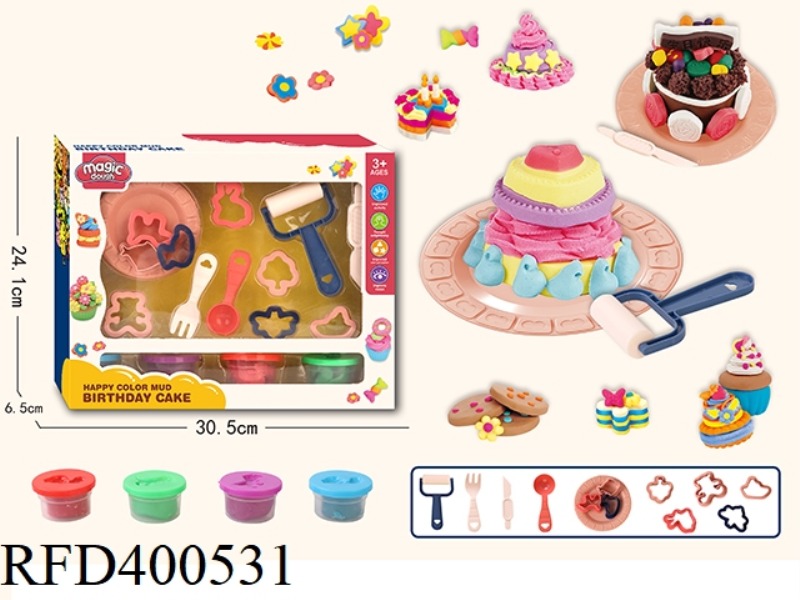 8 ANIMAL COLOR MUD