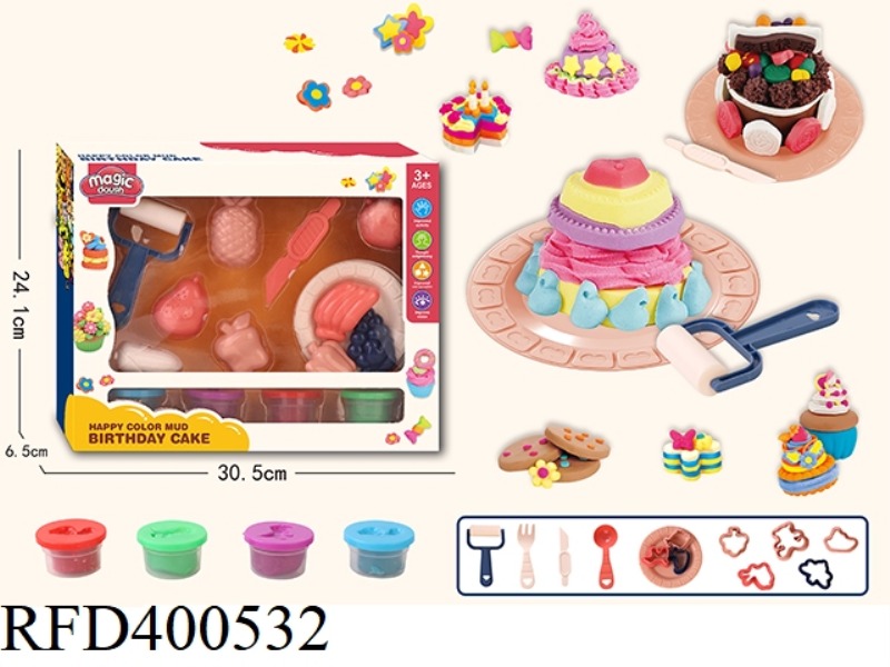 8 FRUIT COLOR MUD