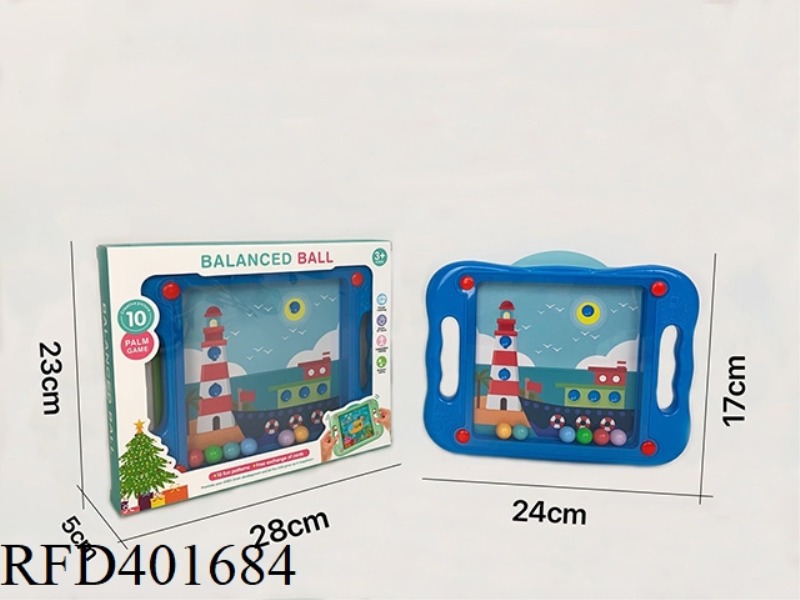 PUZZLE LARGE BALANCE BALL GAME (2 COLORS MIXED)