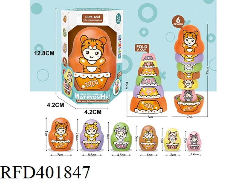 ASSEMBLED MATRYOSHKA 6 LAYERS