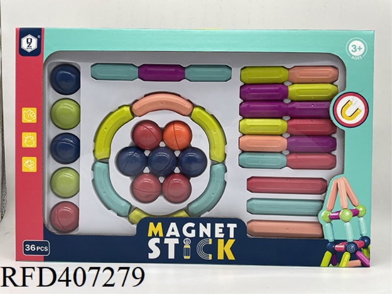 MAGNETIC ROD 36PCS