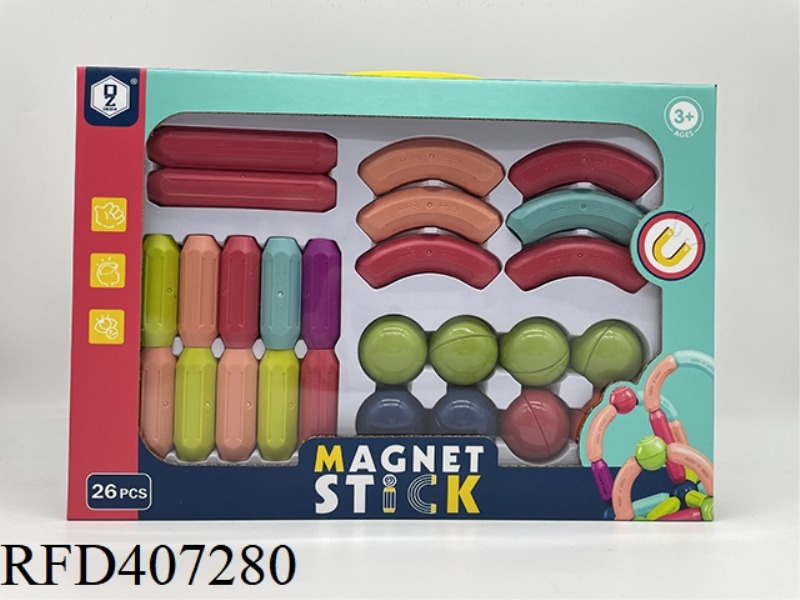 MAGNETIC ROD 26PCS
