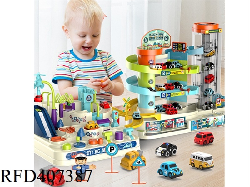 2 IN 1 CAR ADVENTURE CAR BUILDING COMBINATION