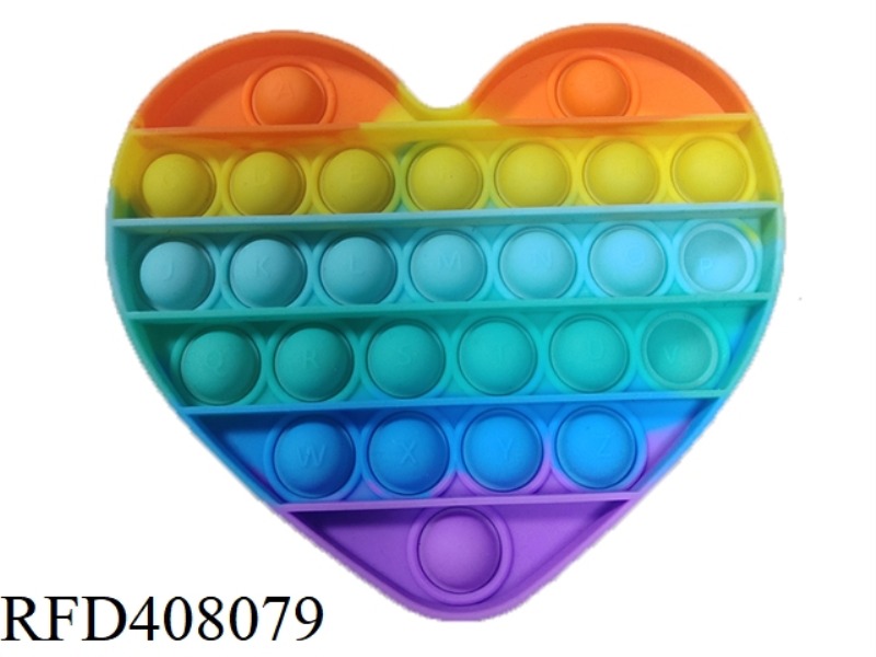 RODENT PIONEER 12CM HEART SHAPE (RAINBOW COLOR)