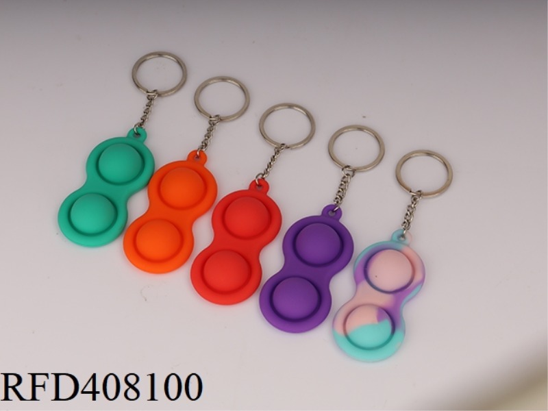 RODENT PIONEER TWO BUTTON PENDANT (SINGLE EIGHT SHAPED MONOCHROME)