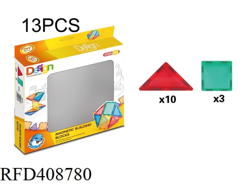 EARLY EDUCATION COLOR WINDOW MAGNETIC SHEET (13PCS)