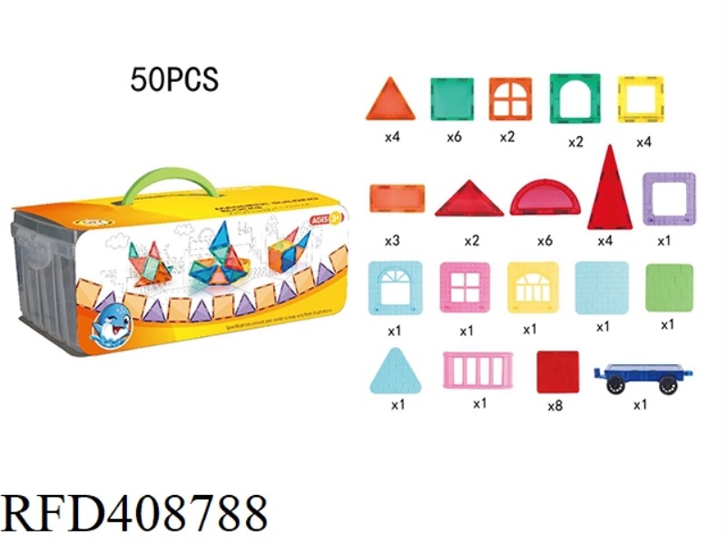 EARLY EDUCATION COLOR WINDOW MAGNETIC SHEET (50PCS)