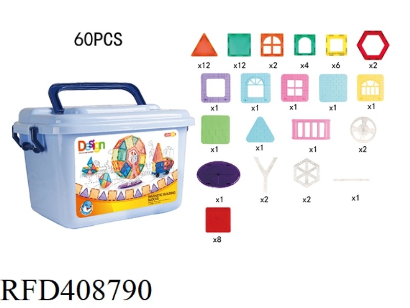 EARLY EDUCATION COLOR WINDOW MAGNETIC SHEET (60PCS)