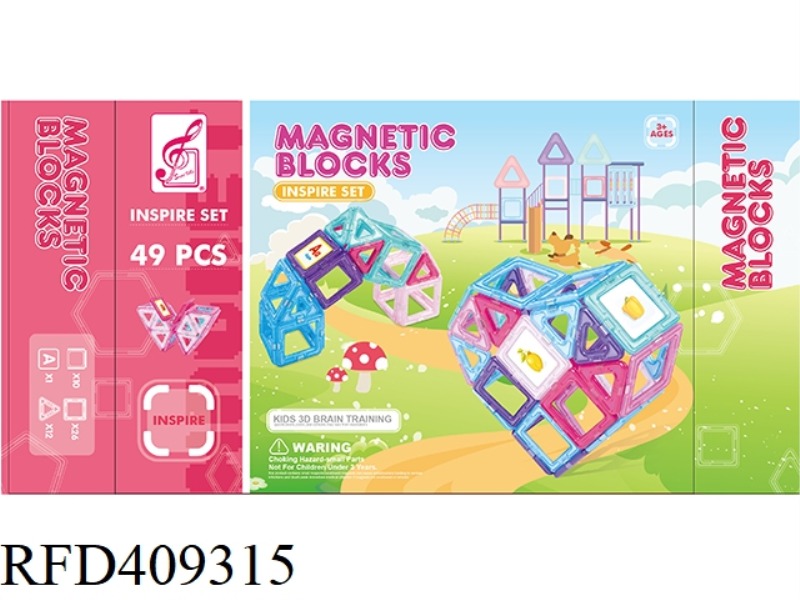GIRL SERIES MAGNET SHEET 49PCS