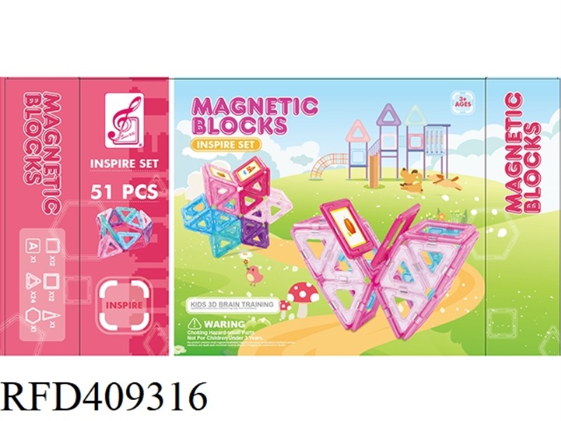 GIRL SERIES MAGNET SHEET 51PCS