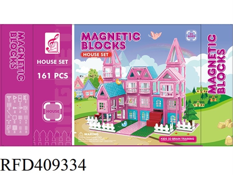 GIRL HOUSE MAGNET PIECE 161PCS