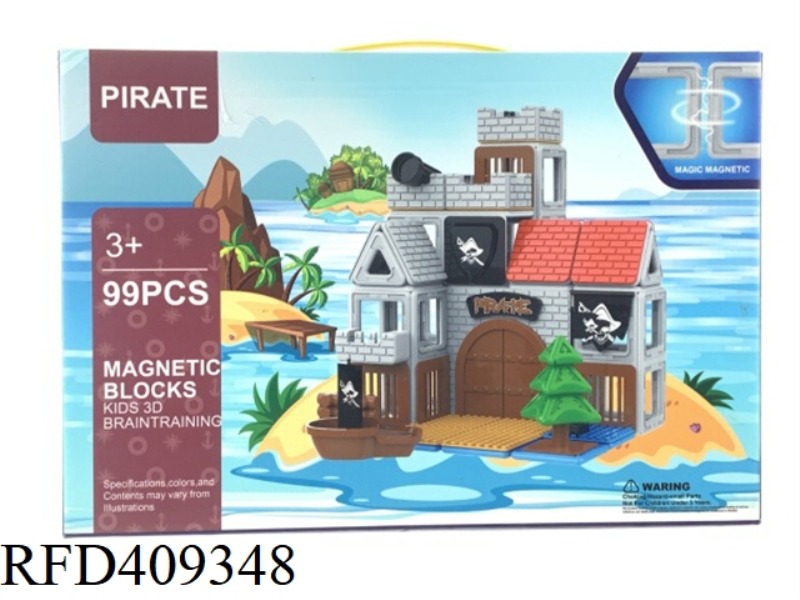 PIRATE SERIES MAGNET PIECES 99PCS