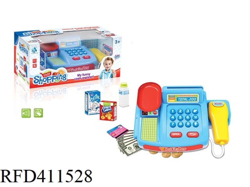 CASH REGISTER + COINS