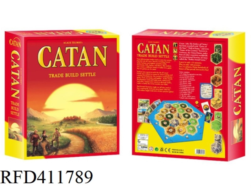 BASIC BAN CATAN ISLAND GAME [ENGLISH PACKAGING]