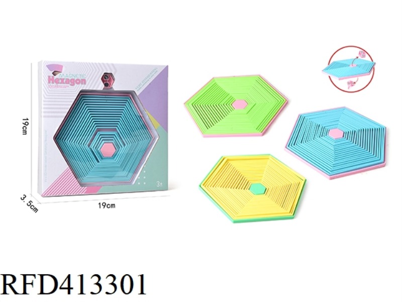 6-SIDED MAGNETIC DECOMPRESSION TOY
