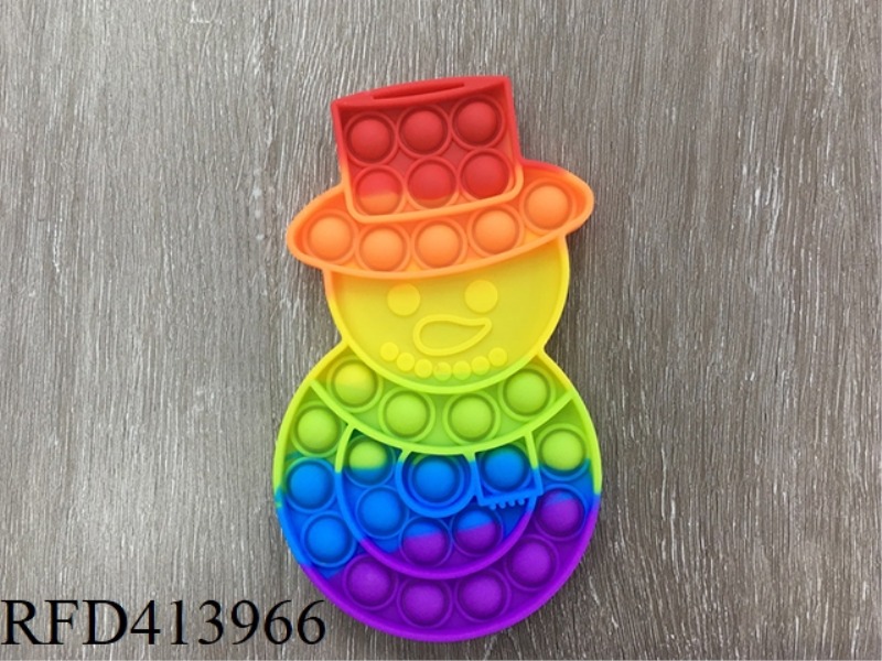 RAINBOW-COLORED SNOWMAN IS A RAT EXTERMINATOR