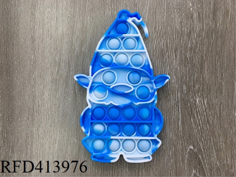 BLUE AND WHITE CAMOUFLAGE ELF EXTERMINATOR
