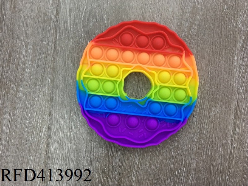 RAINBOW-COLORED DOUGHNUT EXTERMINATOR