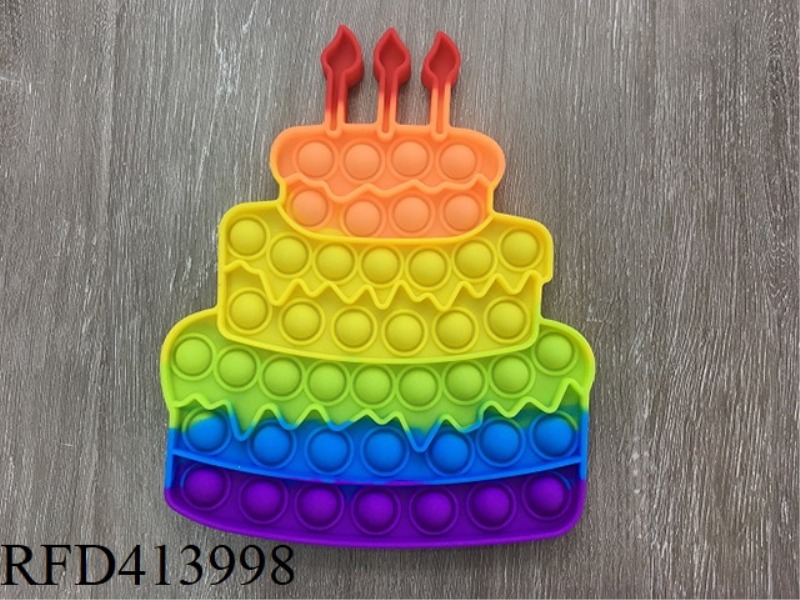 RAINBOW-COLORED CAKE EXTERMINATOR