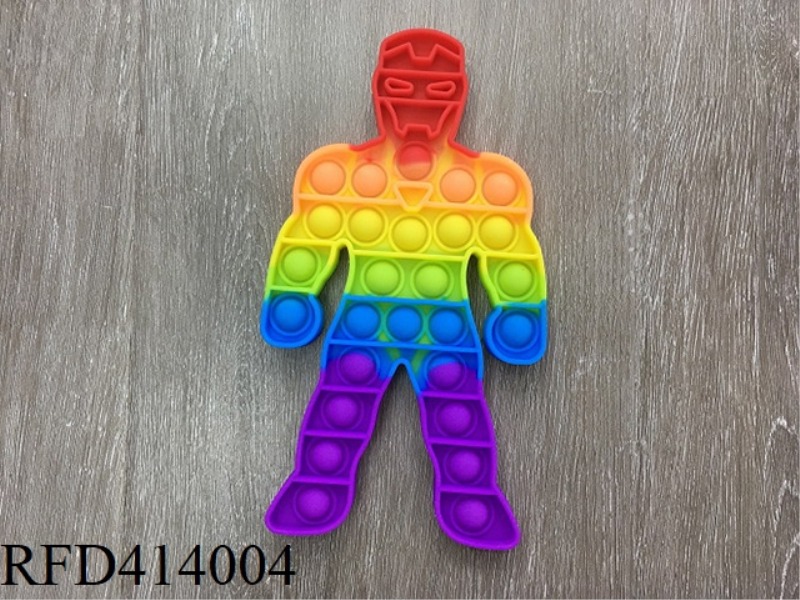 RAINBOW-COLORED MINIATURE IRON MAN EXTERMINATOR