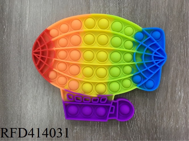 RAINBOW-COLORED HOT AIR BALLOON EXTERMINATOR