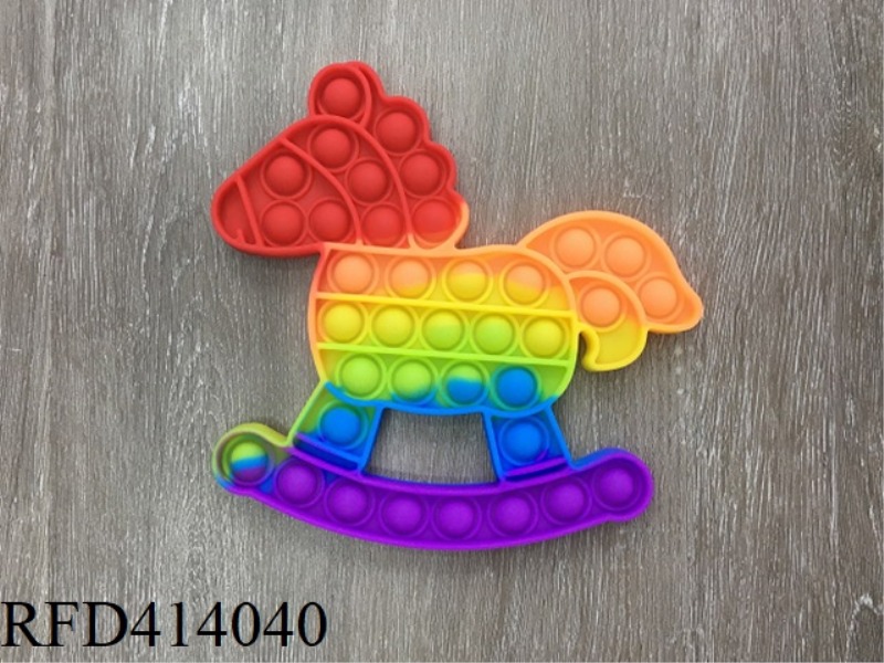 RAINBOW-COLORED CAROUSEL EXTERMINATOR