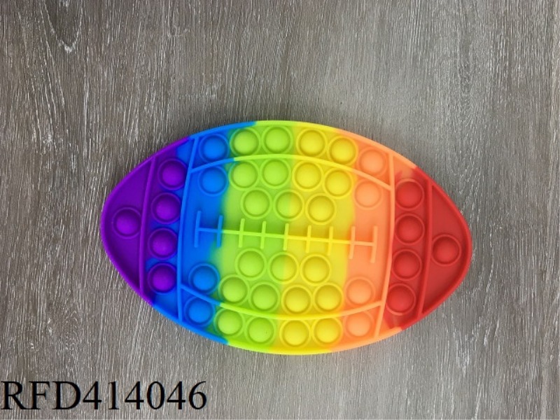 RAINBOW-COLORED FOOTBALL EXTERMINATOR