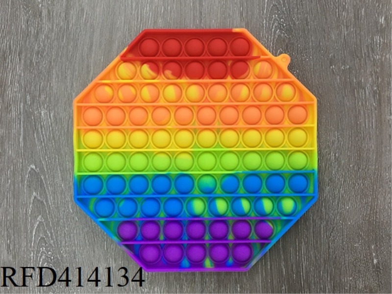 20CM RAINBOW OCTAGONAL RODENT EXTERMINATOR