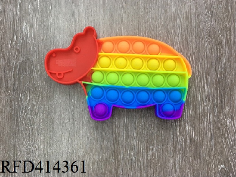 RAINBOW COLOR TRUMPET HIPPO RODENT PIONEER