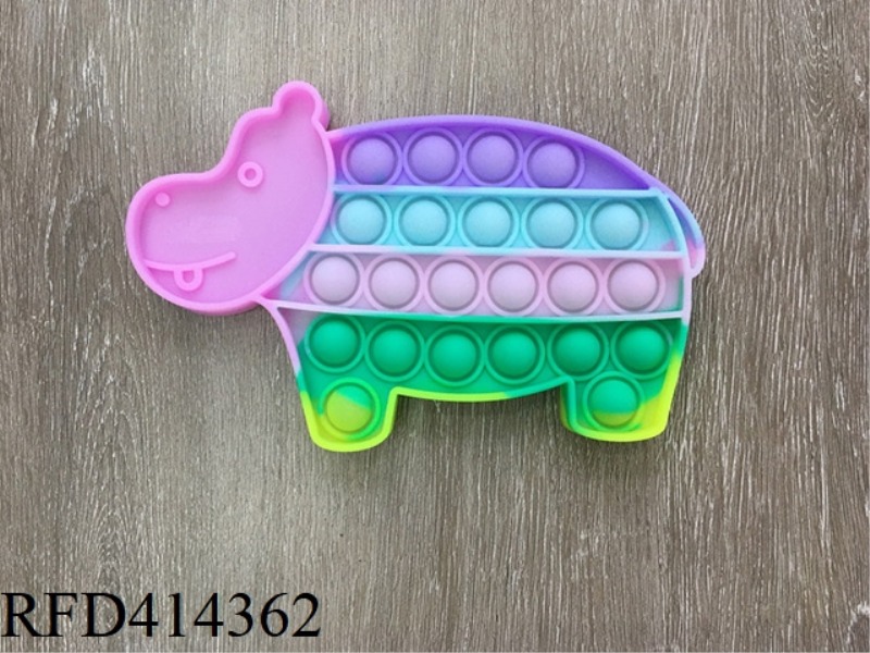MACARON COLORED SMALL HIPPO RODENT PIONEER