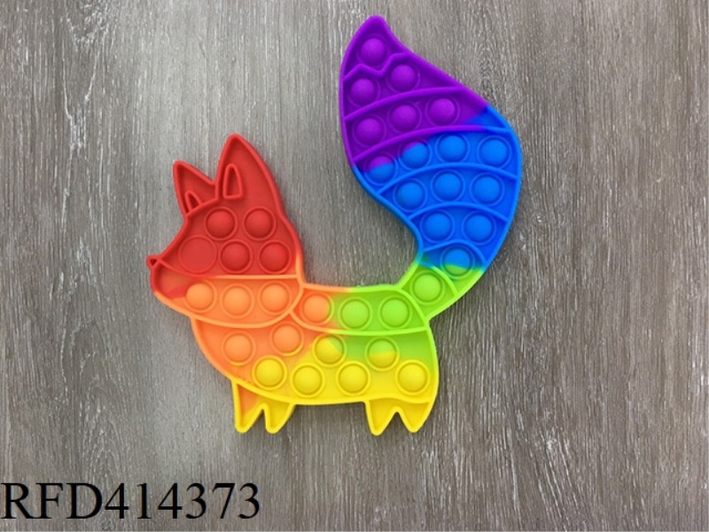 RAINBOW-COLORED BIG-TAILED FOX RODENT CONTROL PIONEER