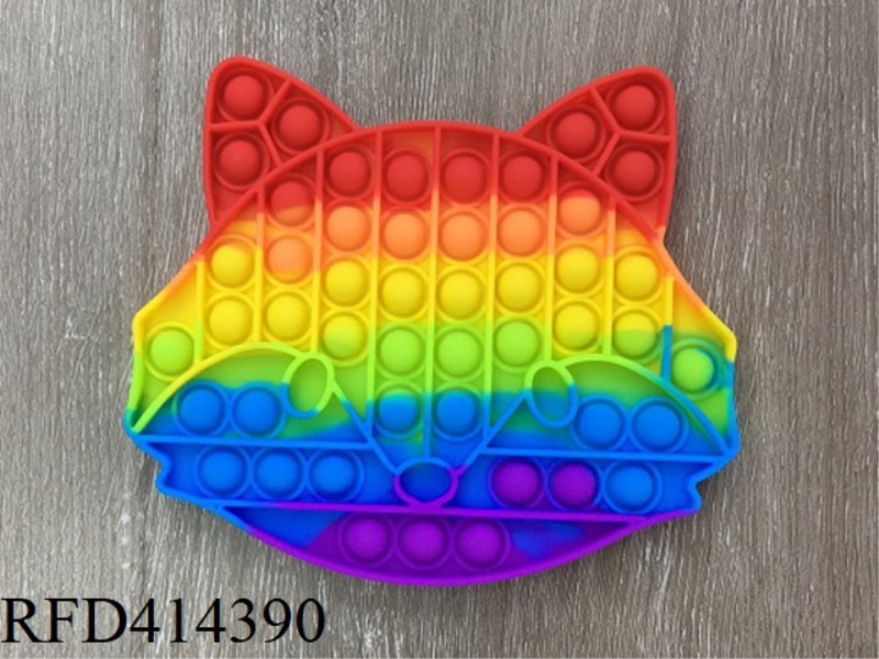 RAINBOW COLOR FOX HEAD RODENT CONTROL PIONEER