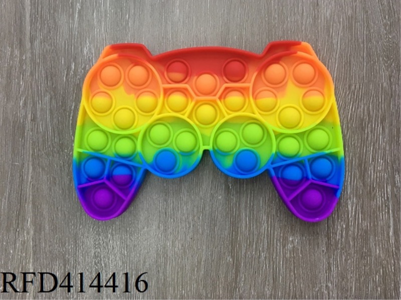 RAINBOW COLOR FOUR-CIRCLE GAME CONSOLE HANDLE RODENT CONTROL PIONEER