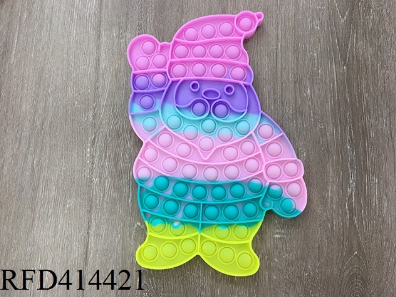 LARGE MACARON COLOR STANDING SANTA CLAUS RODENT PIONEER
