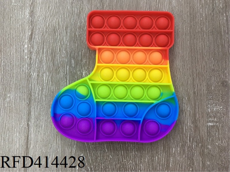 RAINBOW CHRISTMAS STOCKING RODENT PIONEER