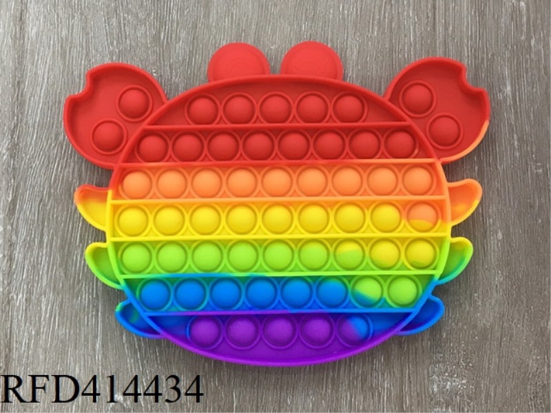 20 CM RAINBOW COLORED CRAB AND RODENT CONTROL PIONEER