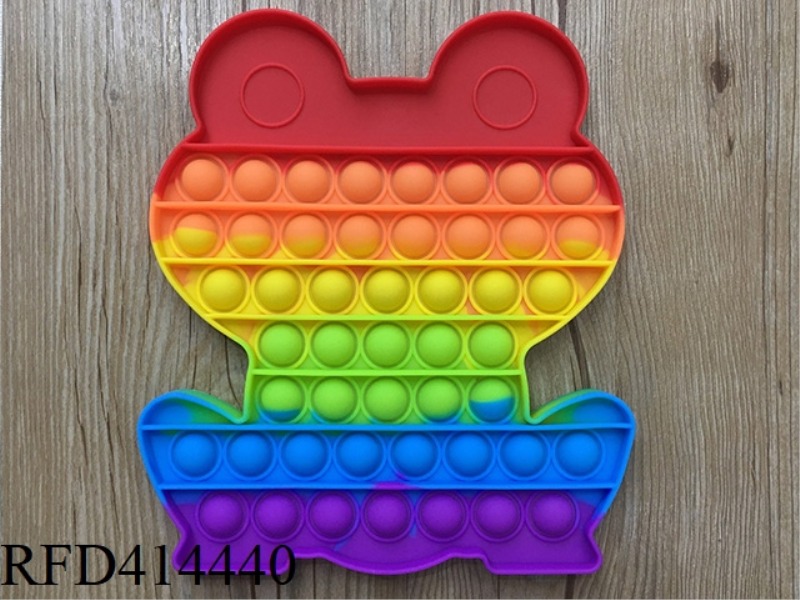 20 CM RAINBOW COLORED FROG RODENT CONTROL PIONEER