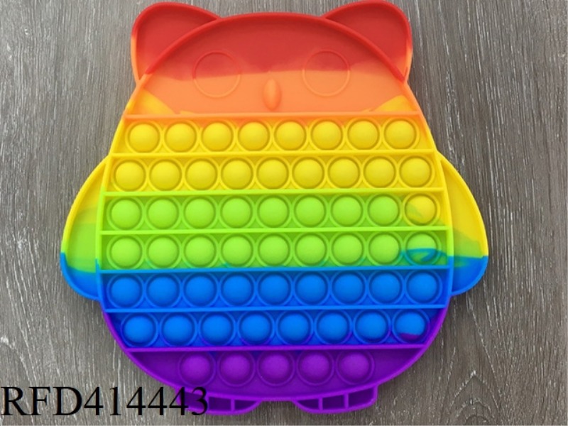 20 CM RAINBOW COLORED OWL RODENT CONTROL PIONEER