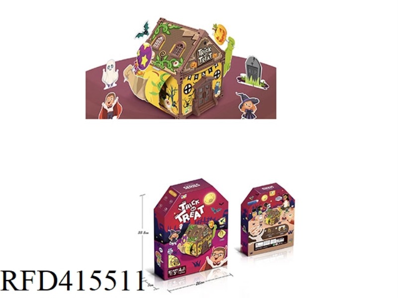 HALLOWEEN CARNIVAL DIY PUZZLE CONSTRUCTION PAINTING