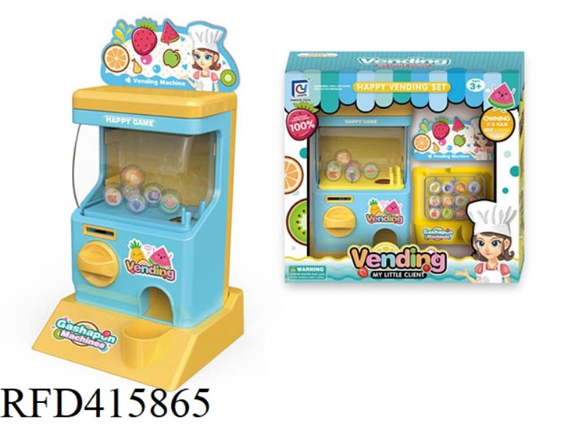 CARTOON BLUE AUTOMATIC GASHAPON MACHINE