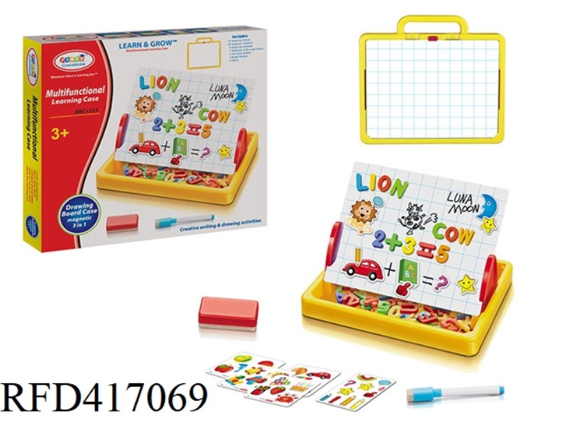 LEARNING DRAWING BOARD BOX (WHITE SQUARE IRON PLATE)