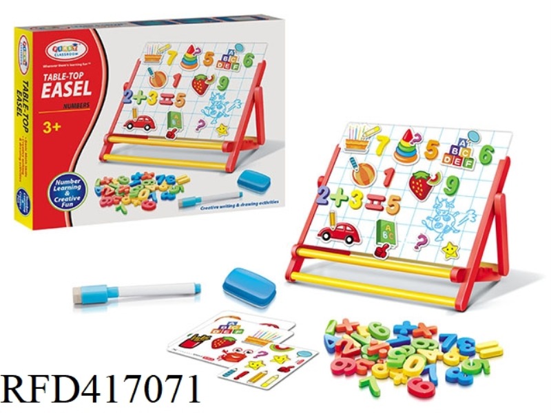 MATHEMATICAL KNOWLEDGE EASEL (WHITE SQUARE IRON PLATE)