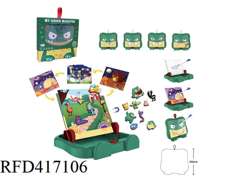 LITTLE MONSTER SCENE LEARNING BOX (SMALL)