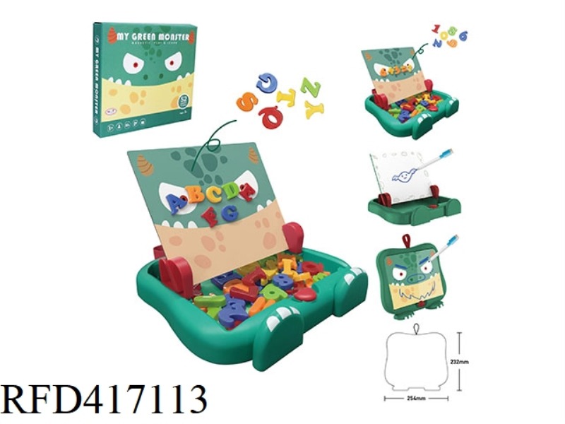LITTLE MONSTER LEARNING BOX-LETTERS + NUMBERS (SMALL)