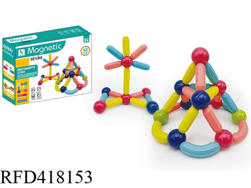 MAGNETIC BAR 42PCS COLOR BOX