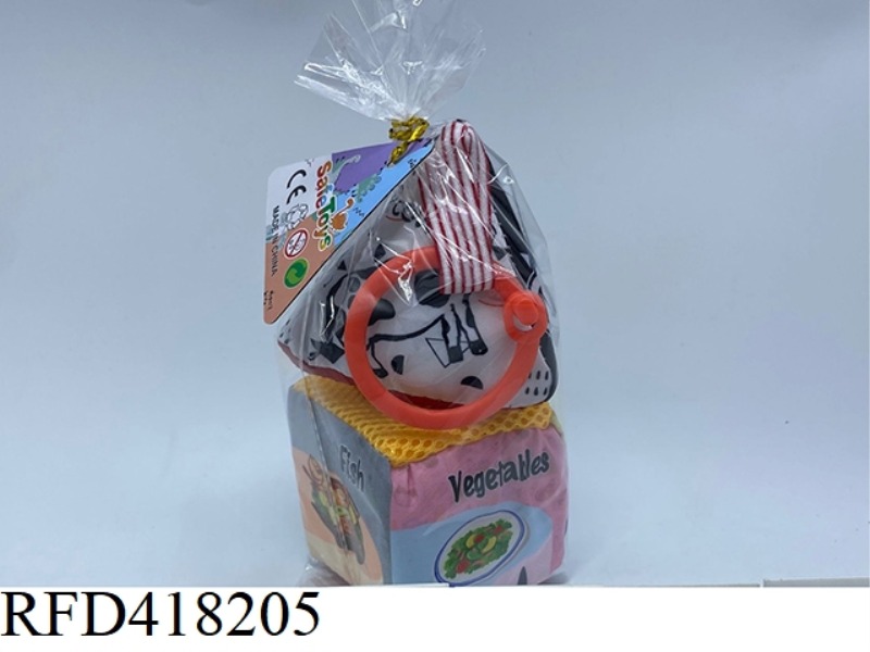 3-INCH COTTON PADDING WITH SOUND AND PERCEIVE EARLY EDUCATION SET TWO-IN-ONE